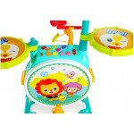 Farebné bubny pre dieťa + stolička